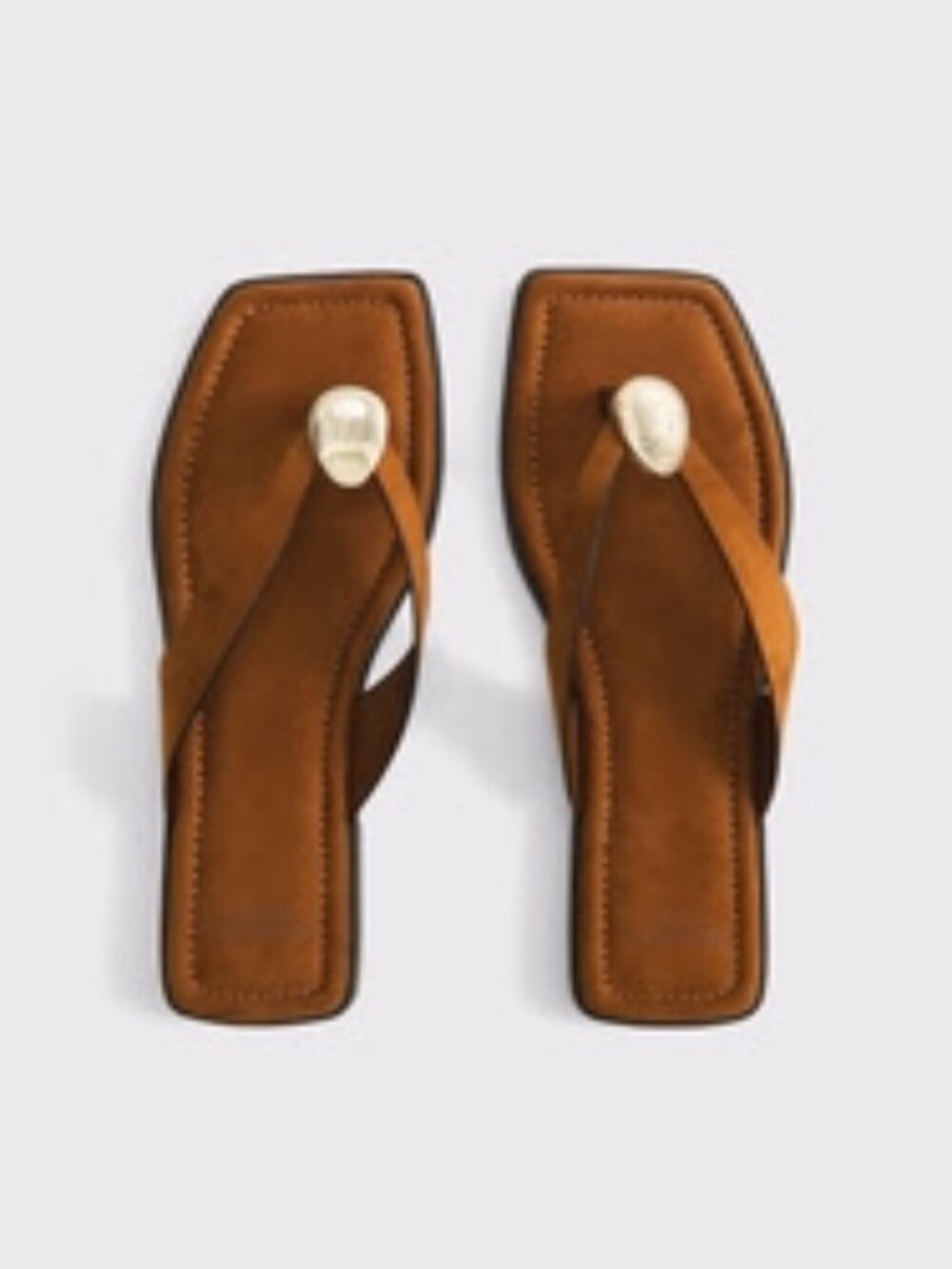 Women's Hardware Accent Thong Sandal